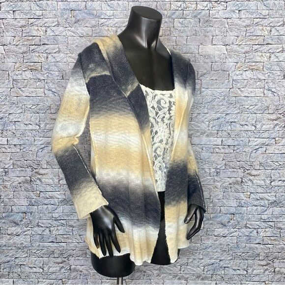 Elan Wool Blend Cardigan Sweater Open Front Size Small Boho Knit - Picture 5 of 6